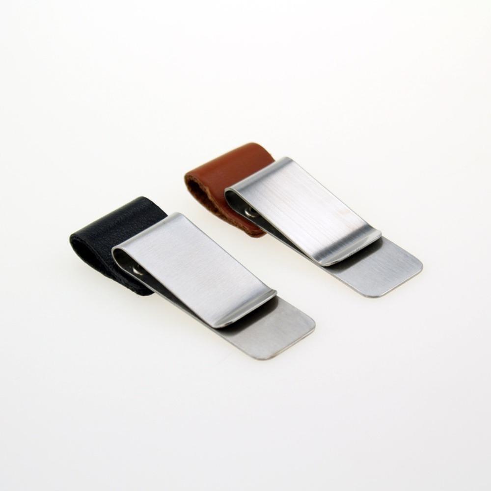 1 portalápices de metal, de latón y acero inoxidable, con clips para lápices, organizador de hojas sueltas para diario vintage, suministros de oficina