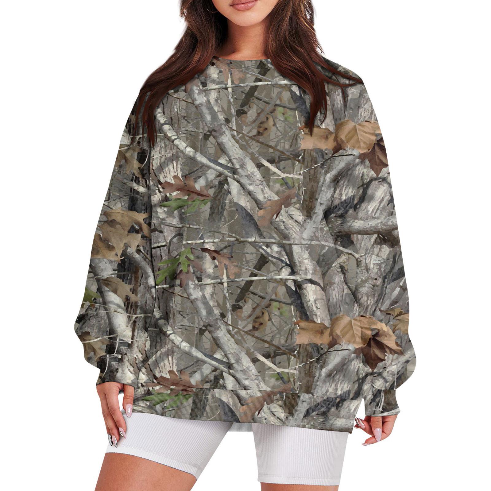 

Женская повседневная модная винтажная толстовка с длинным рукавом и круглым вырезом с принтом, многослойный пуловер, топ XXXL