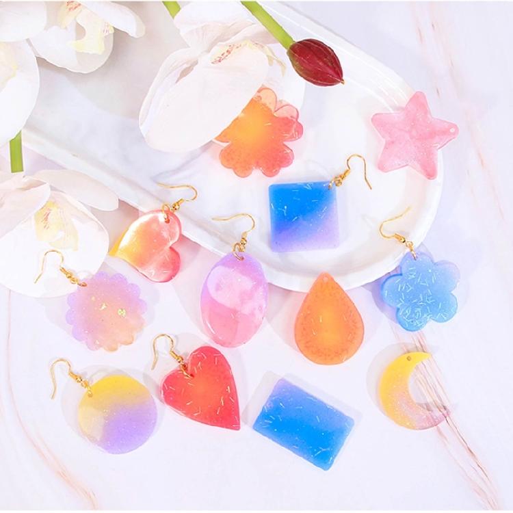 Eye Catching Mold for Unique Earrings and Keychains Handmade Jewelry Accessory