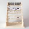 Solid Wood Jewelry Display Stand: Earring, Necklace & Bracelet Organizer.