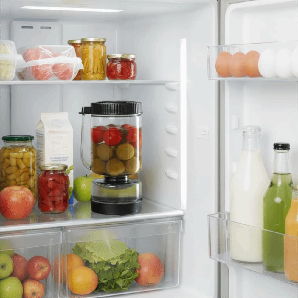 Perforated Pickle Olive Container Hourglass Shape Kimchi Jar Glass Pickles Jar  Canned Fruit