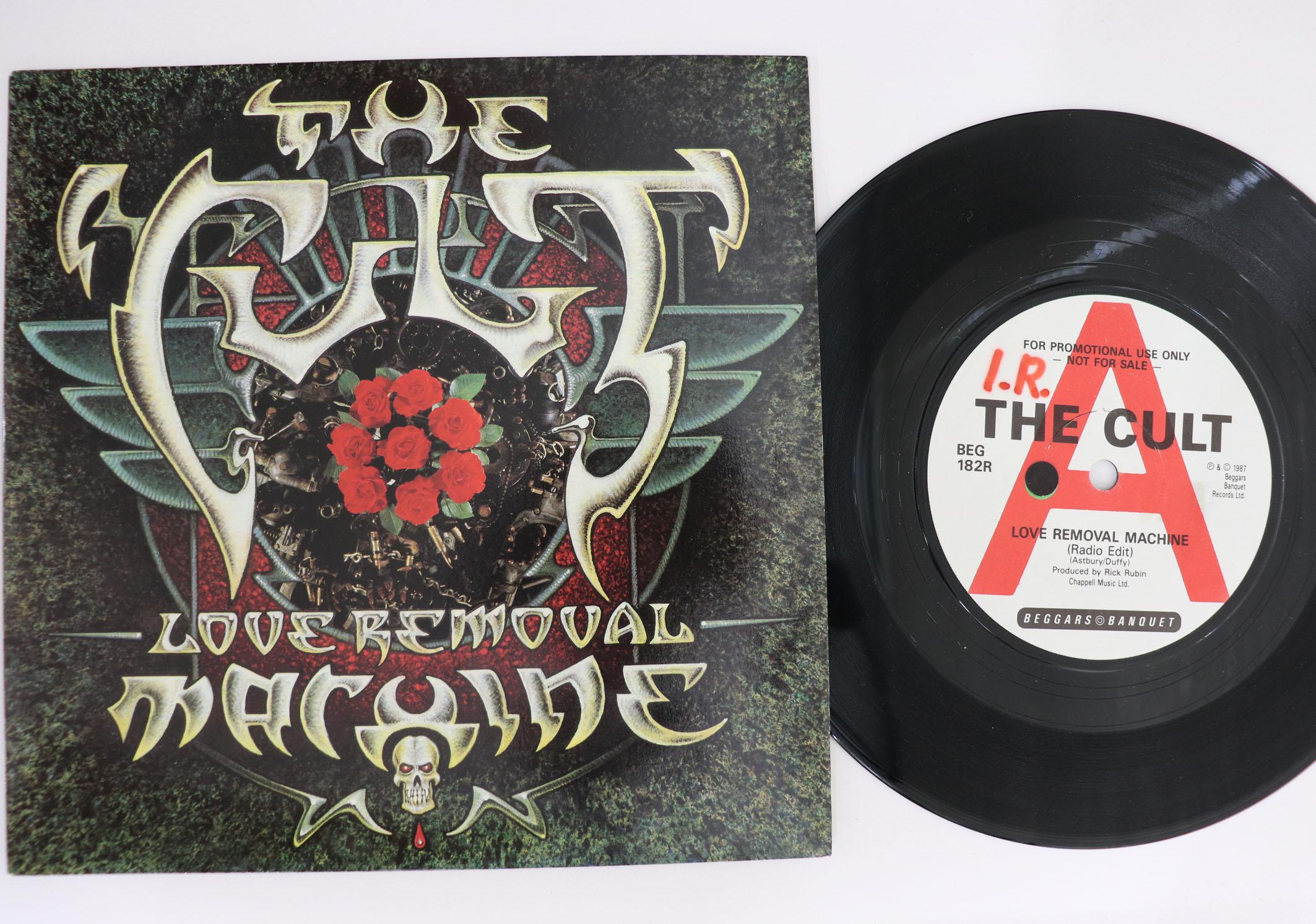 

7inch Record CULT Love Removal Machine BEG182RPROMO BEGGARS BANQUE 1987 UK Rock Used