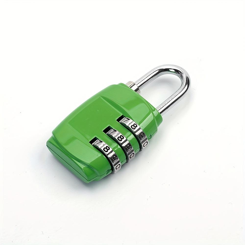 Password Lock 3 Position Password Lock Padlock, Suitcase Padlock for Gym, Cabinets and Luggage - Durable, Travel Padlock