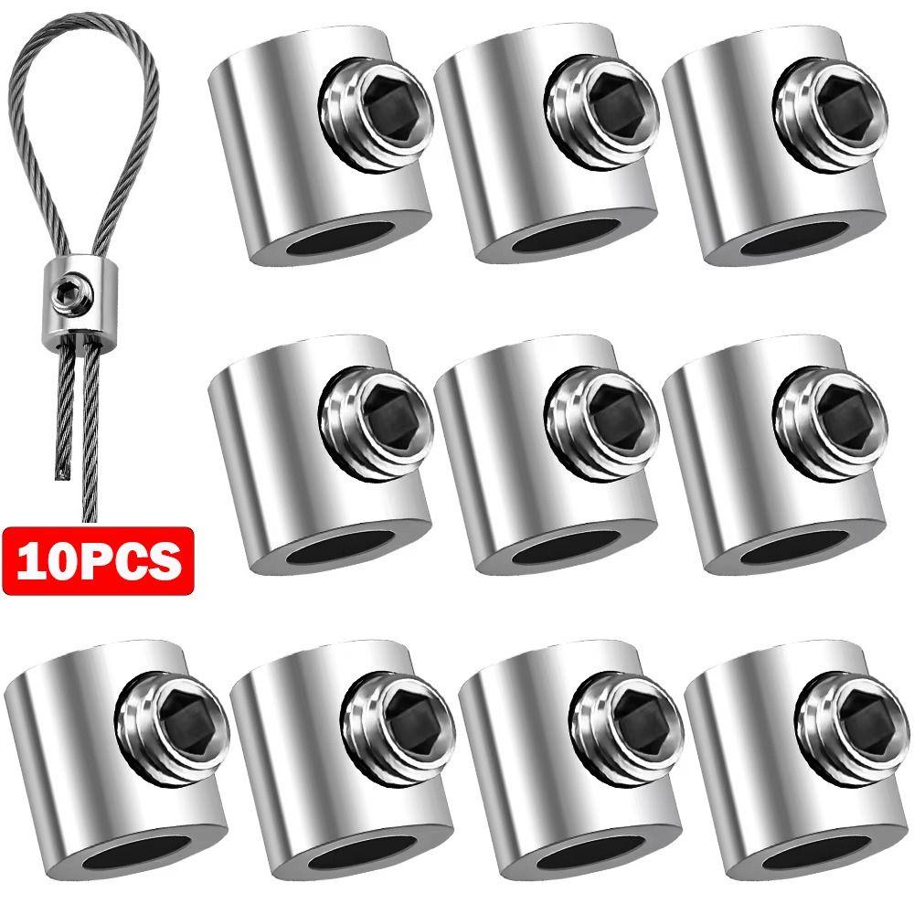 Adjustable Wire Rope Clamp Copper Hanging Clip Hardware Accessories Stainless Steel Cable Clamp