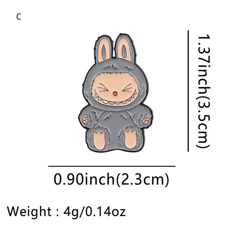 

Милые эмалевые значки монстров, мультяшные аниме, значок джинна, на рюкзак, лацкан, брошь