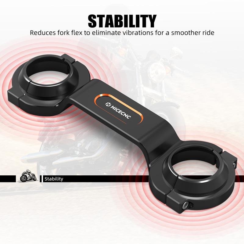 For Harley Sportster 883 Low XL883L 2006-2009 Front Fork Brace Fork Stabilizer Sportster 1200 Custom XL1200C XL883N XL1200NS
