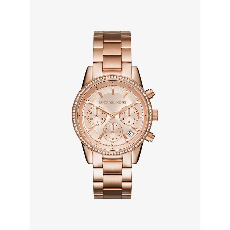 

Часы Michael Kors Bryant с покрытием цвета розового золота MK6357 розового золота