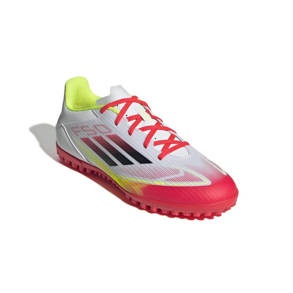 Adidas F50 CLUB TF Størrelse Fottøy, Hvit/Kjerne Svart/Solgul, 30.5cm