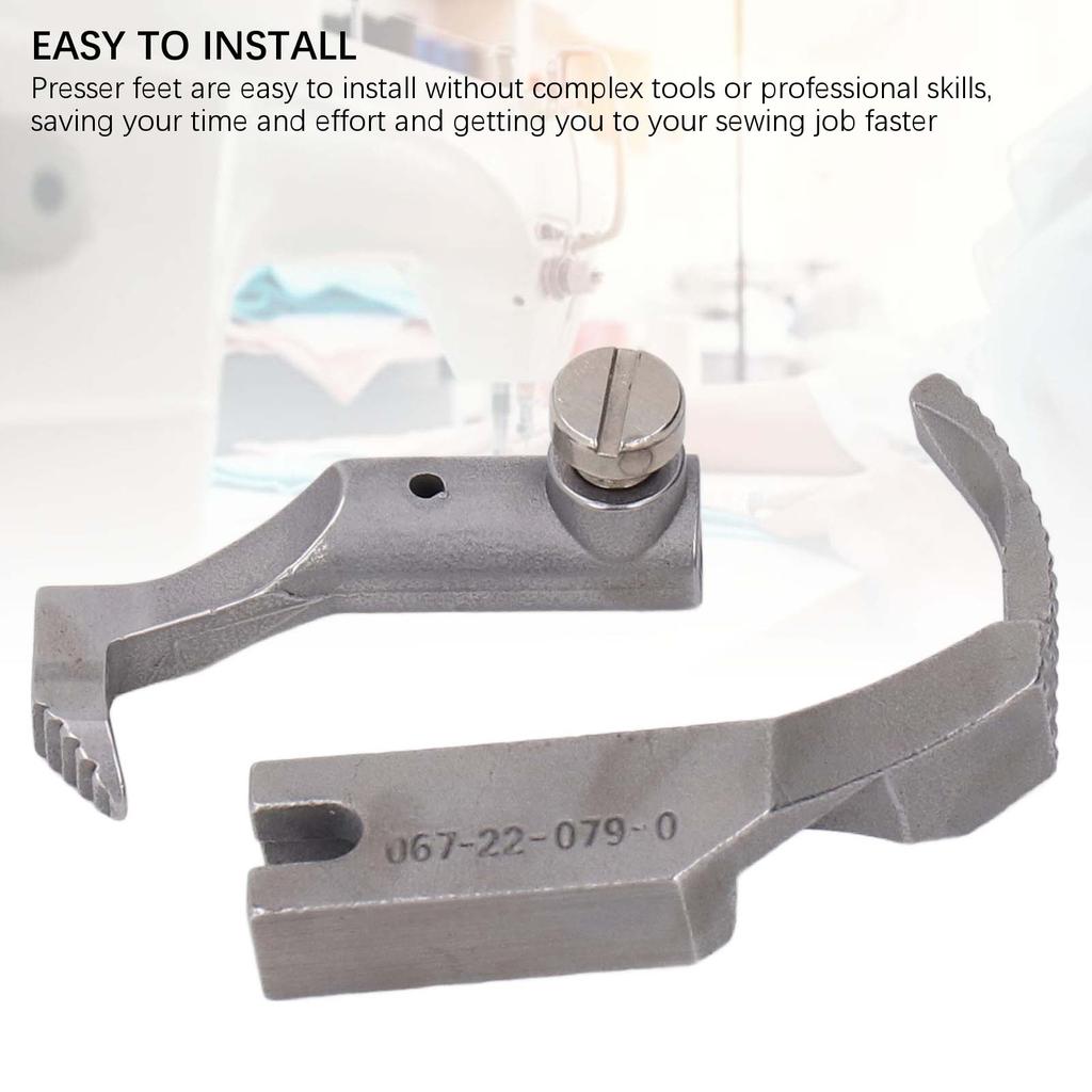 Single Left Toe Foot Set Presser for Durkopp Adler 267 269 Sewing Machine Parts Accessories