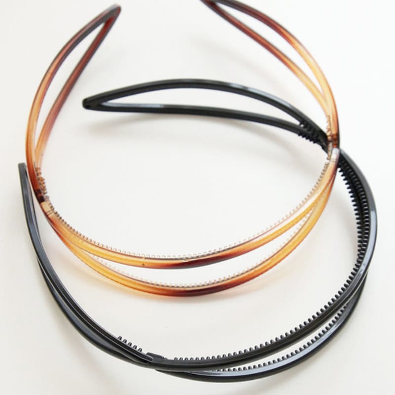 

J.Lauren Тонкая повязка для волос крест-накрест H01215 brown