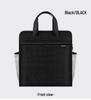Waterproof Oxford Cloth A4 Document Tote Bag with Double Layers for Conference and Study