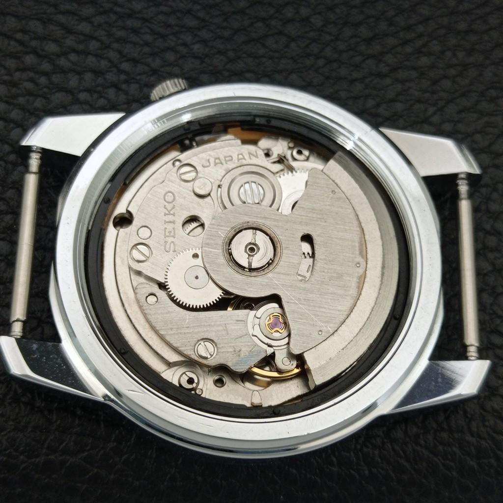 AUTOMATIC VINTAGE REFURBISHED SEIKO 5 JAPAN MENS BROWN DIAL WATCH a445674-1