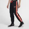New Nike Knitted Sports Pants Men's Black Orange AV9759-010