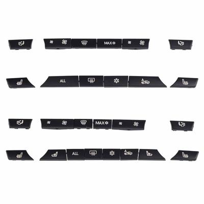 A/C Heater Button 12/14pcs Key Caps Repair Kit Switch Cover For BMW 5/6/7 Series F01 F02 F06 F07 F10 F11 F12 F13