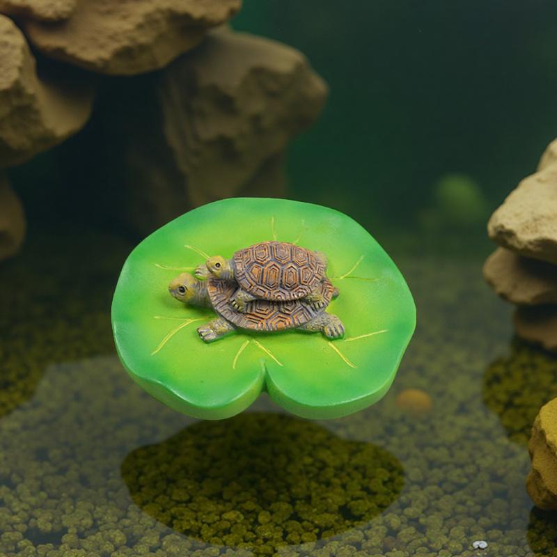 Creative Floating Turtle Ornament Fun Pond Fish Tank Garden Decor Versatile Courtyard Decor Ideal Gift