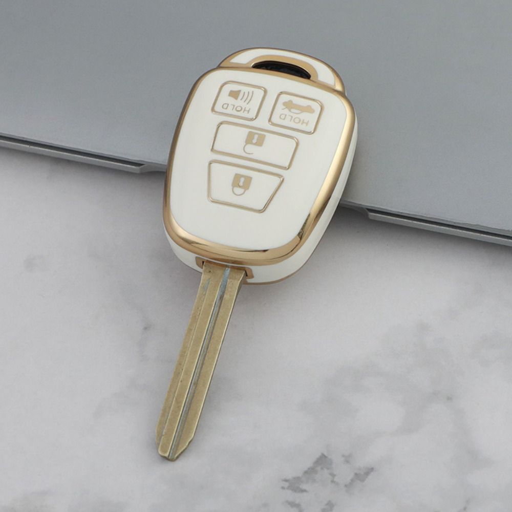 New 2/3/4 Butoons Car Key Case for Toyota/Corolla/Camry 2014 2015 Car Accessories Soft TPU Key Cover Shell Key Protector