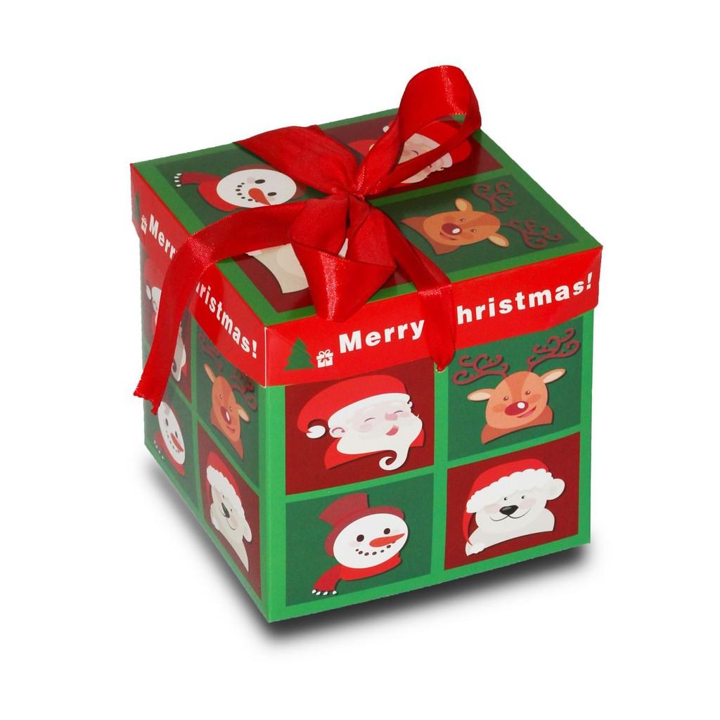 Delightful Three Piece Christmas Gift Box Set Featuring Cheerful Cartoon Design For Holidays