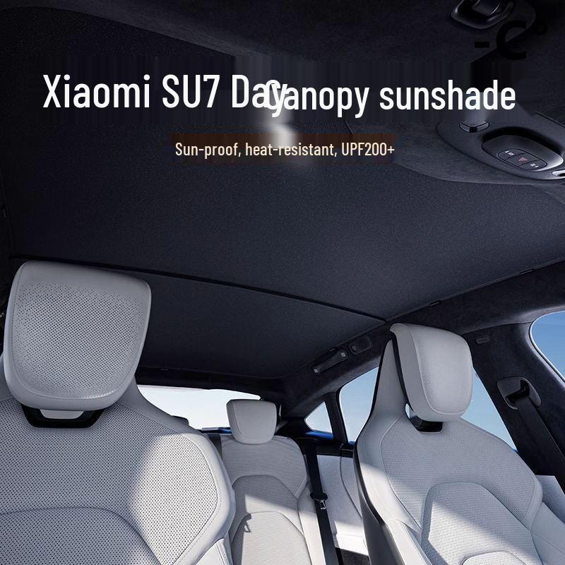 Xiaomi SU7 Microfiber Suede Sunroof Sunshade: Panoramic Roof Sun Protection