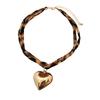 Adjustable Velvet Choker Necklace Heart Pendant Layered Chain Jewelry Alloy Conch Starfish Pendant Jewelry For Women