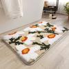 Flower Bathroom Mats Entrance Door Mats Household Floor Mats Dirt Resistant and Wear-resistant Mats