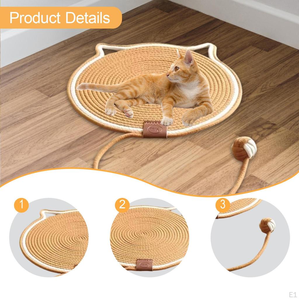 Katzenkratzer Karton Möbelschutz Interaktives Spielzeug Kratzmatte