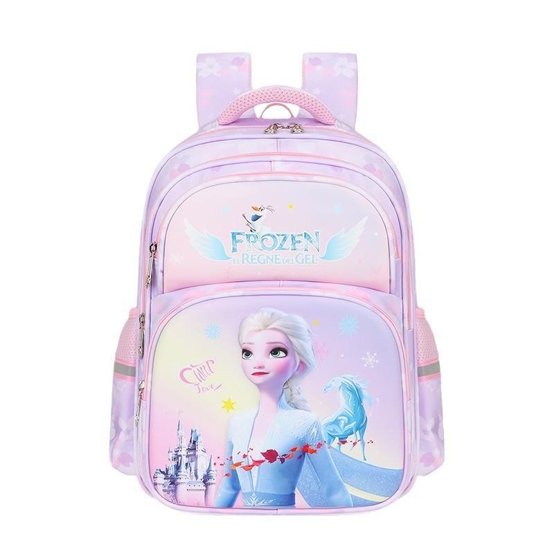 Adorable Cartoon Princess Backpack For Girls Oxford Fabric Lightweight And Spine-supportive