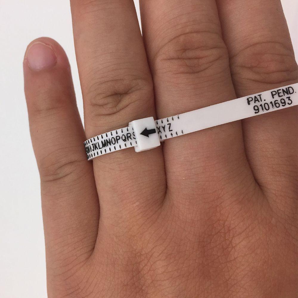 

Helpful Band Gauge Sizer Wedding Ring Finger Genuine US Ring Sizer