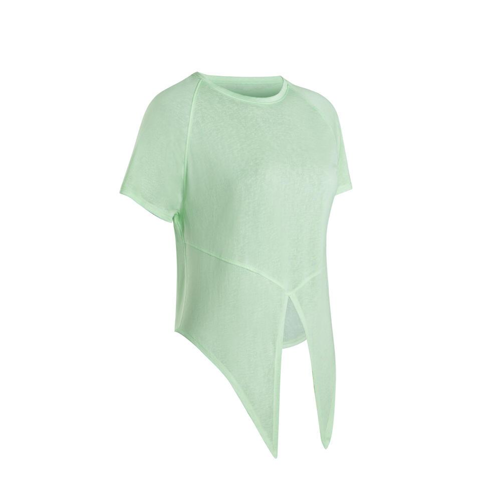 

DECATHLON Soft Breathable Quick Dry Raglan Sleeve T-Shirt Women s Light Green L светло-зеленый