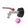 IBC Tank Faucet Hose Adapter Heavy Duty Brass 1 Set with Free Seal Tape for Camping Water Tank Agricultural Watering Jobs
