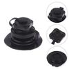 1 Stück achteckiges Ventil Schlauchboot 2-in-1 Ventil mit Basis PVC für Intex Schlauchboot Angelboot Luftmatratze Schraubventil