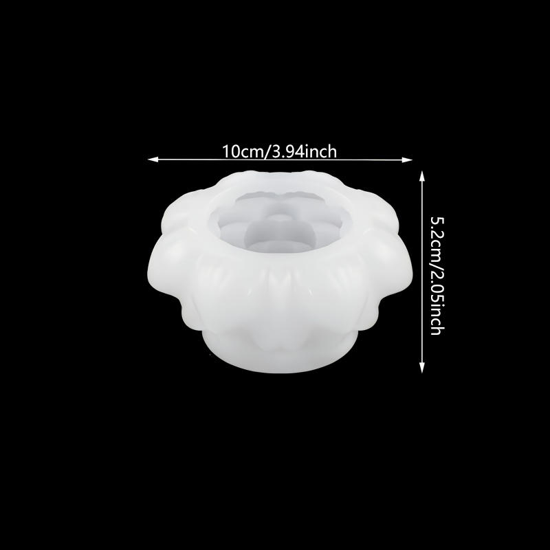 Lotus Flower Silicone Mold for Candle Making DIY Aromatherapy Plaster Resin Craft Home Decor Crystal Epoxy Mold