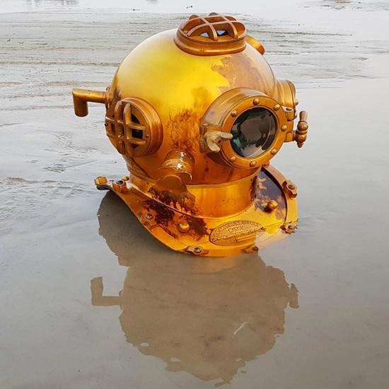 45.72 cm Scuba Diving Helmet Mark V Deep Diving divers Helmet Sea Nautical Helmet