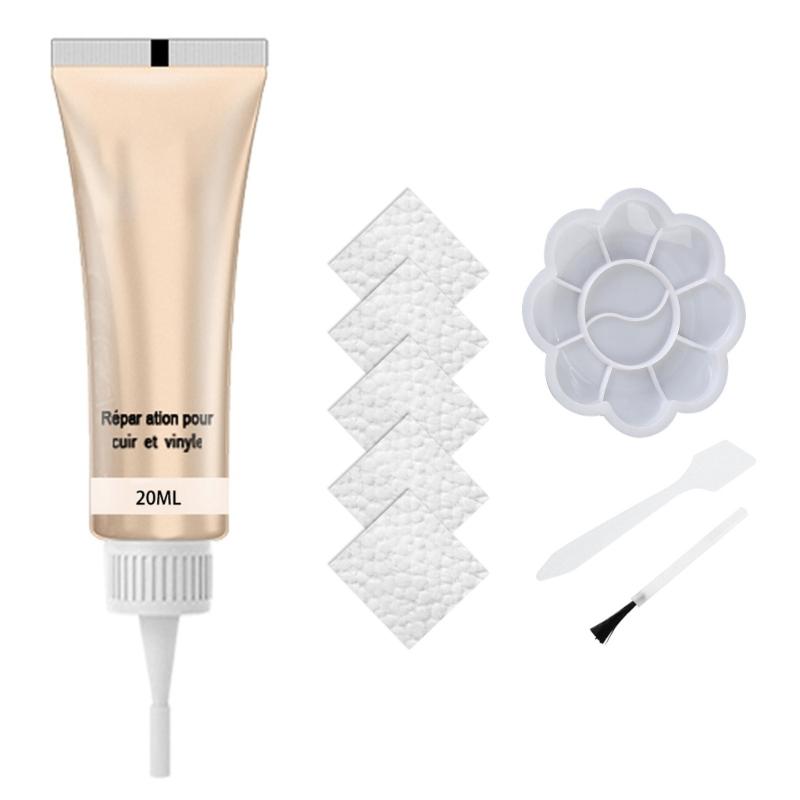 Leather Repair Set with Accessories for Car Seat Repair Kit Advanced Leather Repair Gel Professional Cream Gel