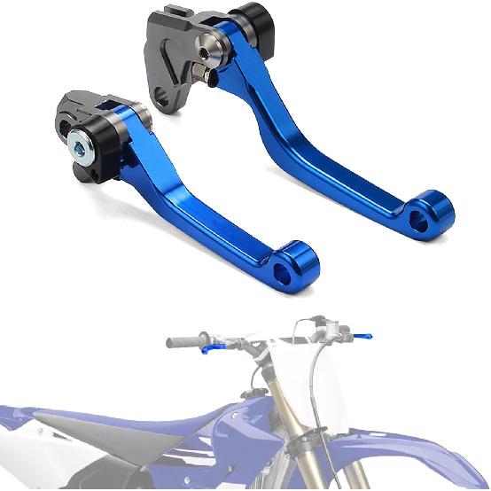 

Motorcycle Brake Clutch Lever Pivot Levers Set Adjustable CNC for TTR230 TTR 230 2005-2024 YZ80 YZ85 2001-2014 Dirt Pit Bike Blue синий