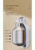 Large Capacity Electric Kettle with Insulated Glass Inner Liner - 48-Hour Thermal Flask for Dorms and Homes