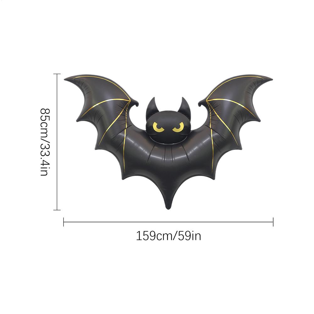 Halloween Foil Balloons Bat Balloons Cute Black Bat Balloon Halloween Party Props Home Decoration Supplies Kids Gifts