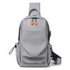 New men's breast bag trendy cool shoulder messenger bag multi-functional casual breast bag