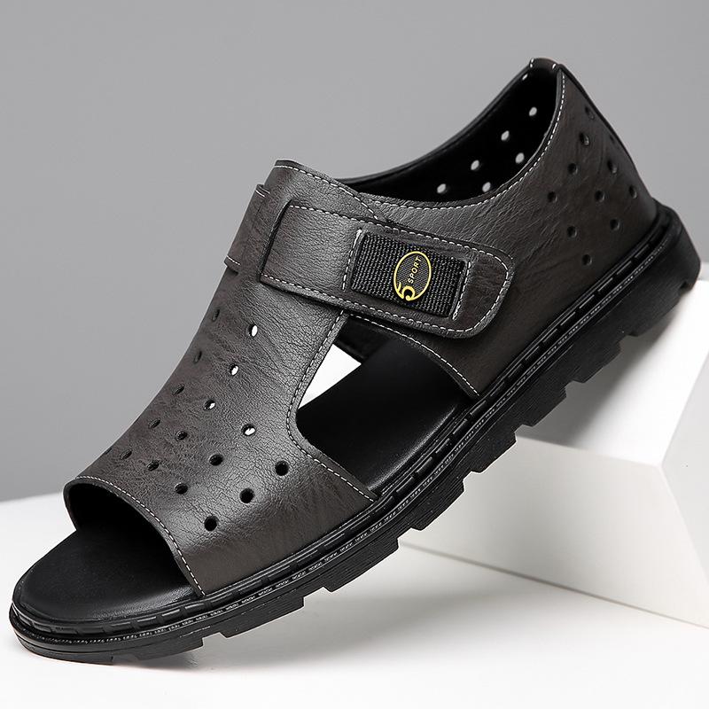 Sandals for Men's Casual, Non Slip, Breathable Vietnamese Shoes, Trendy and Versatile Men's Shoes