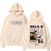 Rapper RELS B Skinny Flakk Album Print Hoodie Men Women Fashion Pullover Long-sleeved Casual Loose Hip-hop Punk Sweatshirts