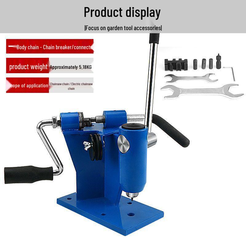 Electric Chainsaw Chain Riveter Tool Kit for Disassembly and Assembly