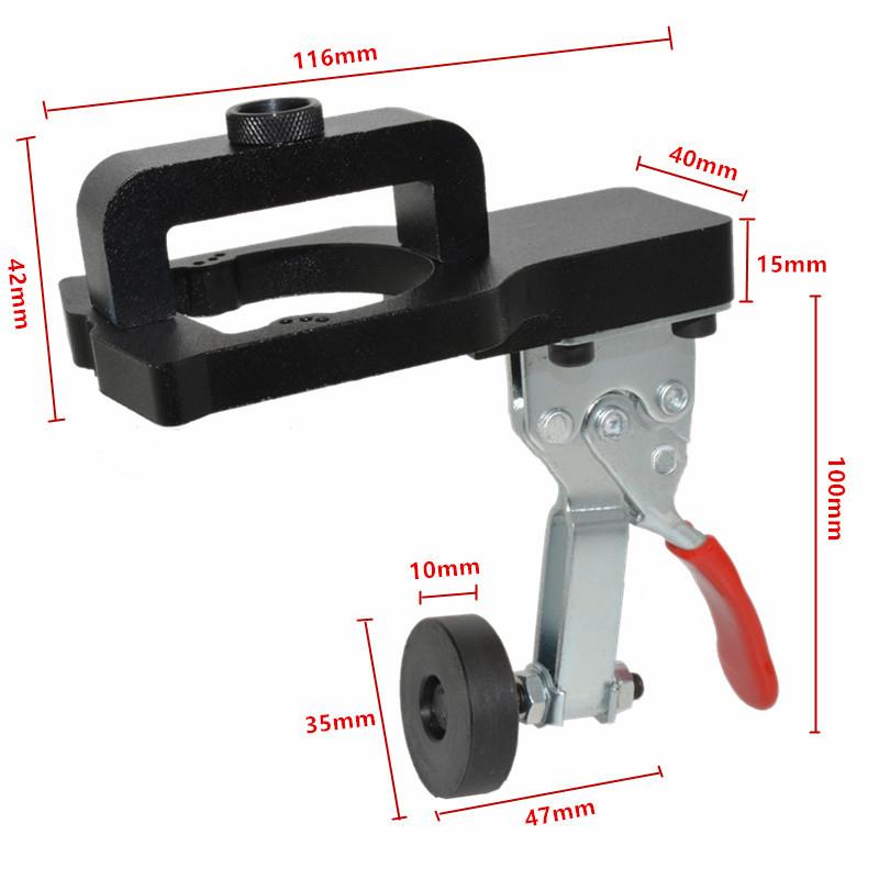 35mm Menteşe Sıkıcı Jig Dolap Kapı Açacağı Ağaç İşleme Delik Delme Kılavuzu Bulucu Fikstür Alüminyum Alaşımlı Delik Açıcı Şablonu