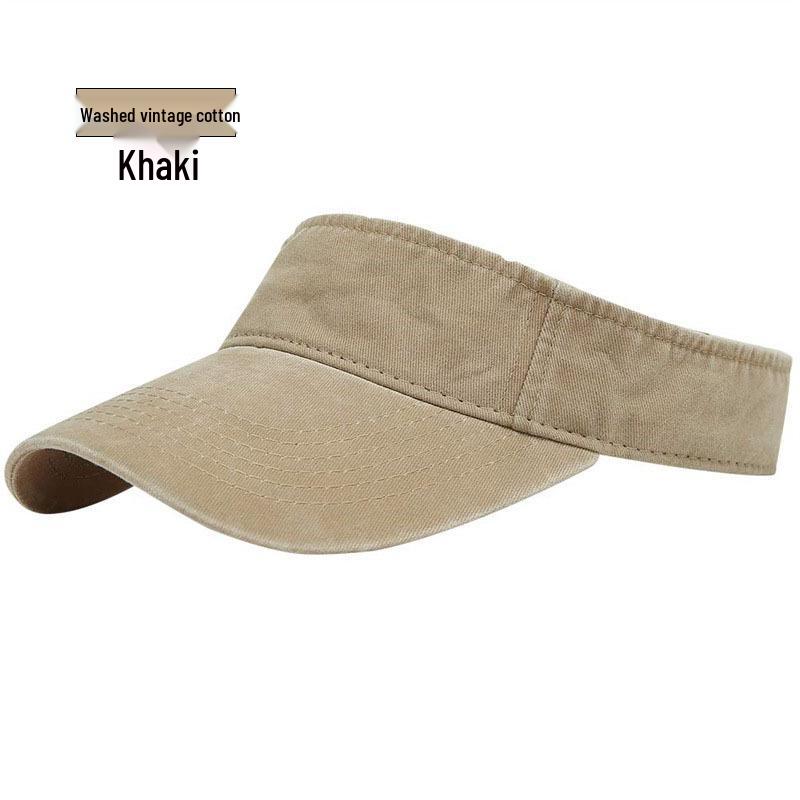 Unisex Washable Retro Sun Visor Cap for Outdoor Sports & Fishing