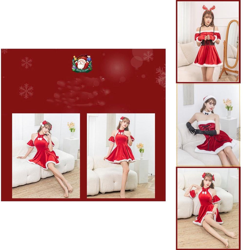 Adorable Feminine Christmas Costume Suit Offering Unique Bunny Girl Design