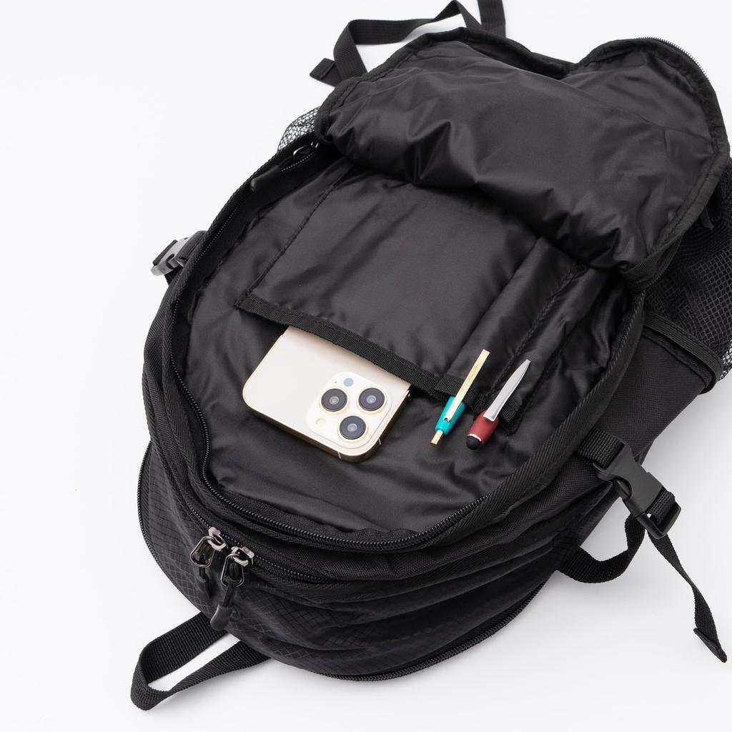 Logo Spark Reflective Daypack, Gray, Medium, Medium Size Backpack