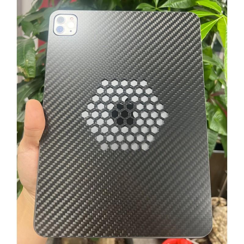 Kohlefaser Vollschutzhülle iPad Pro 11 12,9 Zoll Magnetischer Sleep/Wake Anti-Biege Sturzschutz Schlanke Robuste Hülle