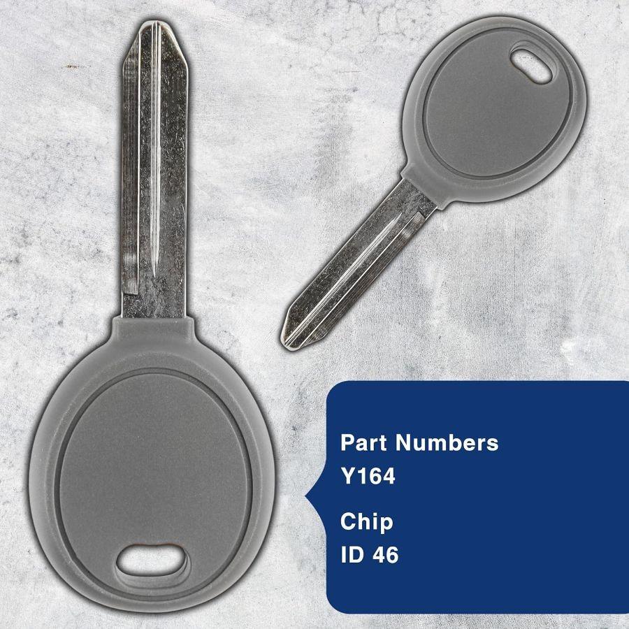 2x Car Key Replacement for 2006 2007 2008 2009 2010 2011 2012 2013 2014 2015 201