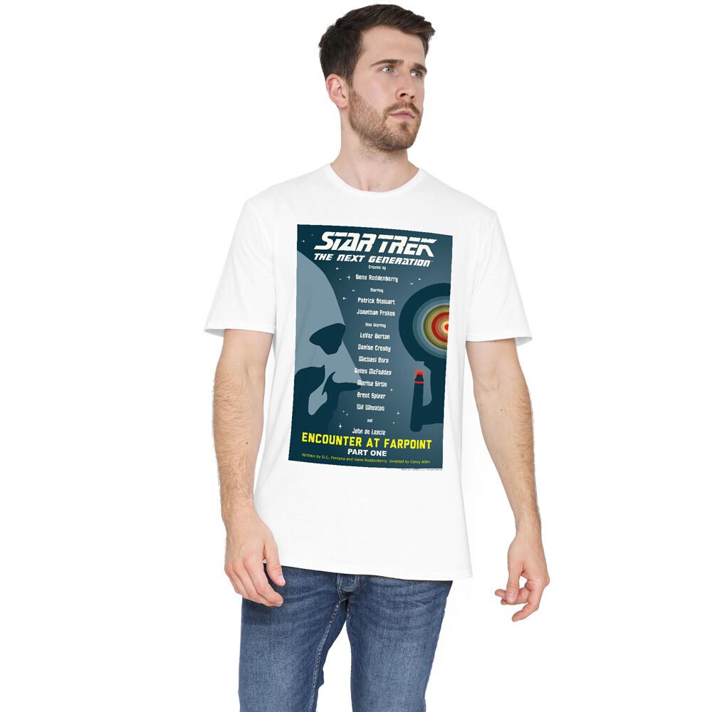 Star Trek TNG Season 1 Episode 1 T-Shirt S-2XL White XXL