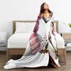 Christmas Snowman Warm Soft Blanket  Kids Adult Plush Throw Blanket Fashion Living Room Flannel Bedspread Sofa Bed Cover