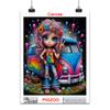DIY Diamond Painting Kit Cute Little Girl VW Bus Car Landscape Flowers Full Square&Round Diamond Mosaic Embroidery Cross Stitch