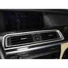 Fit For BMW 7 Series 2009-2015 Matte Silver Middle Console Air Outlet Vent Cover